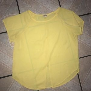 Yellow blouse